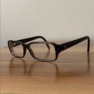Chanel tortoise vision glasses with original case